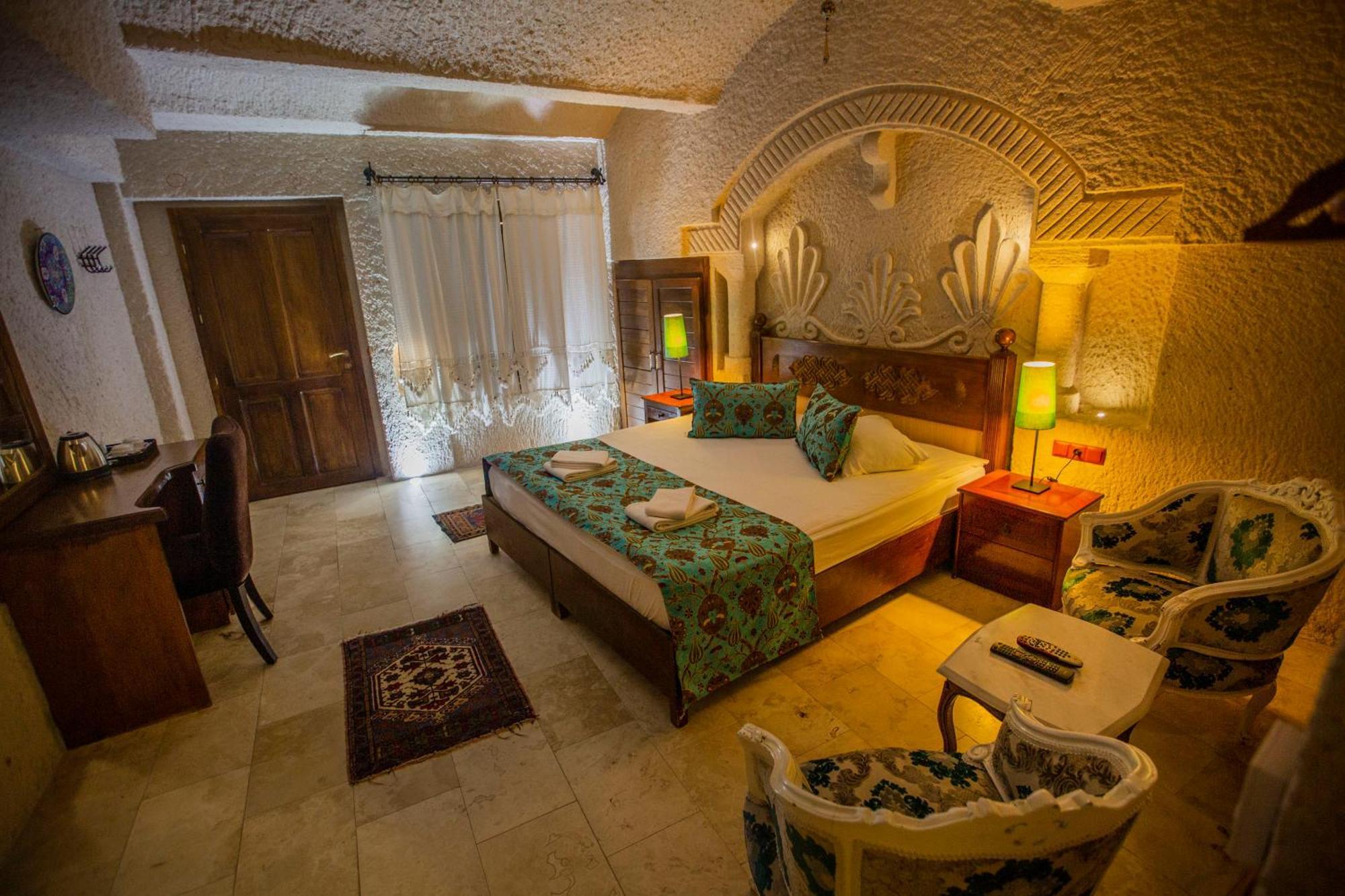 Hermes Cave Hotel Uchisar Zimmer foto